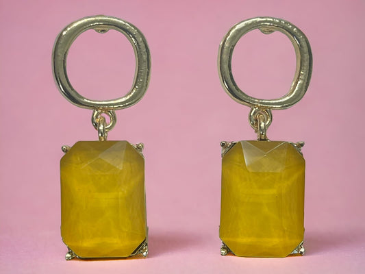 Pearline Rectangle Earring