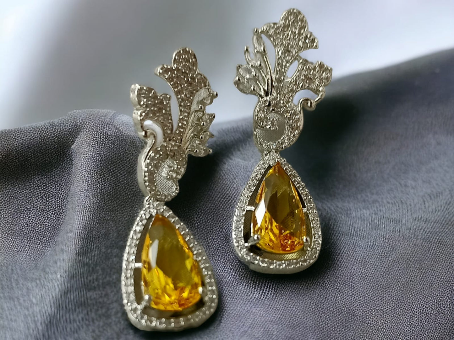 Silver Dimond Earring