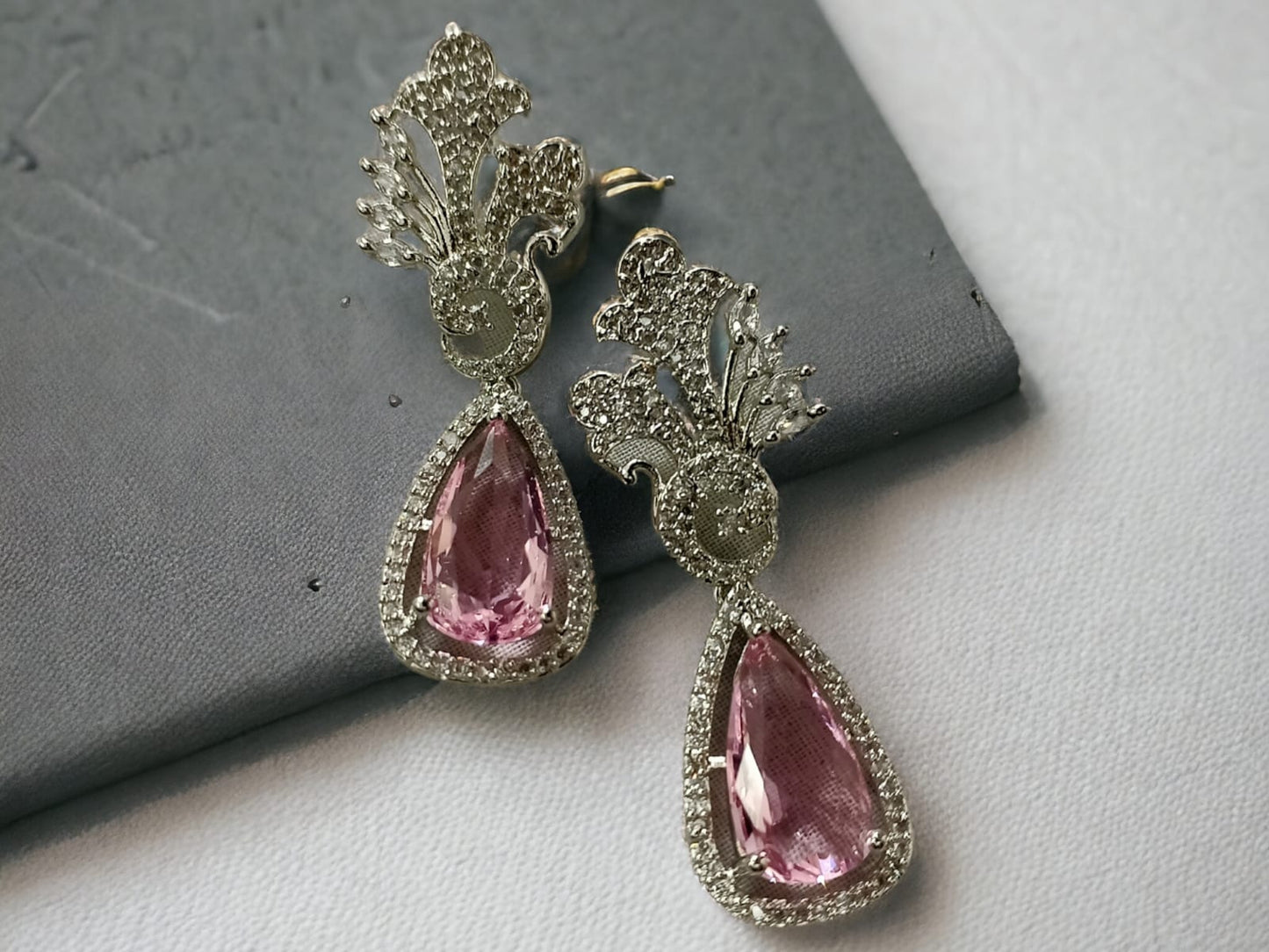 Silver Dimond Earring