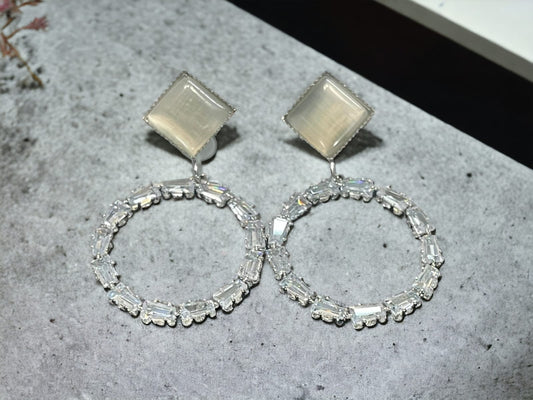 Round Hoop Earring