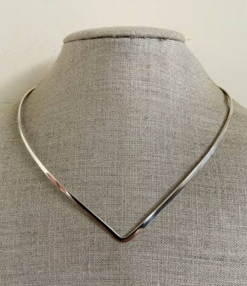 Vintage Sterling Silver Choker