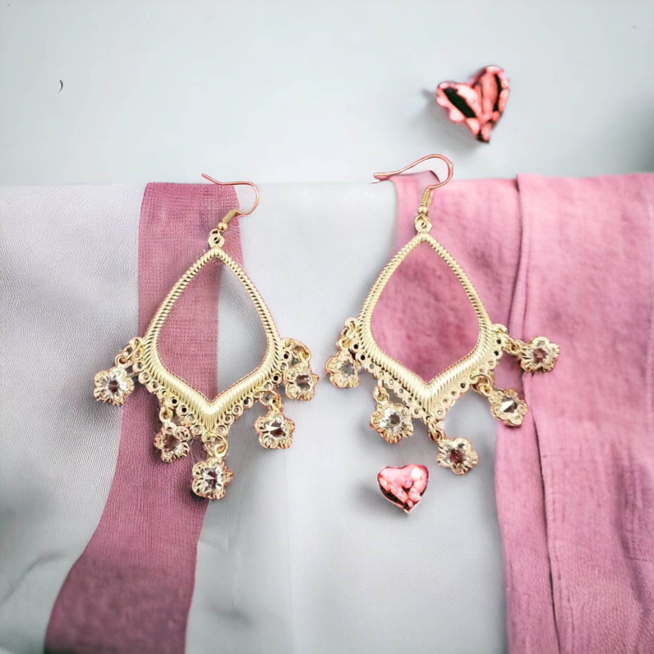 Stylish Golden Earrings