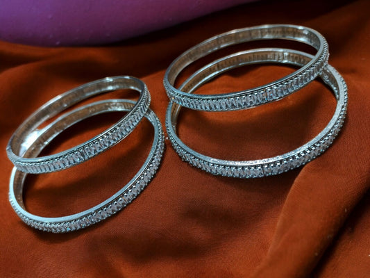 Silver Bangles