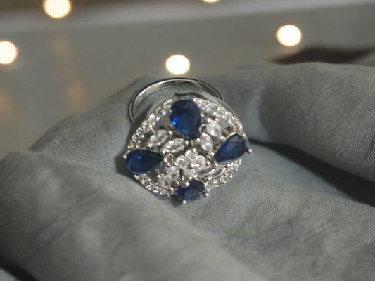 Sapphire Zircon Rings