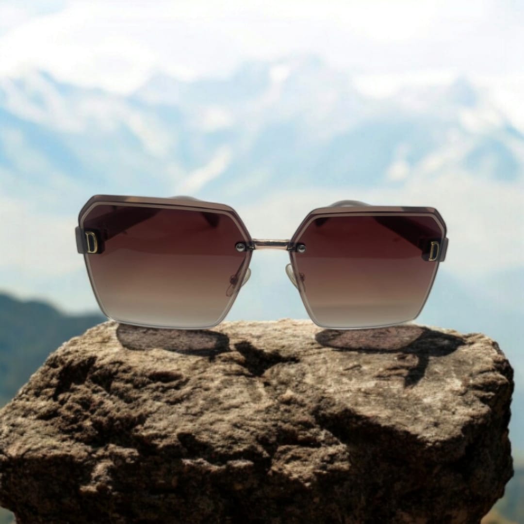 Signature Rd Brown Sunglasses