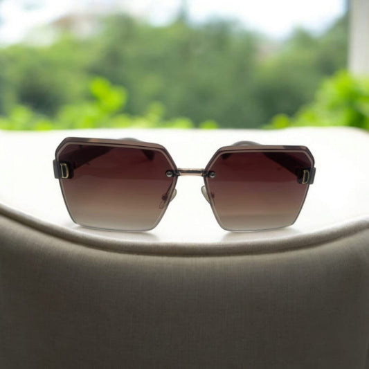 Signature Rd Brown Sunglasses