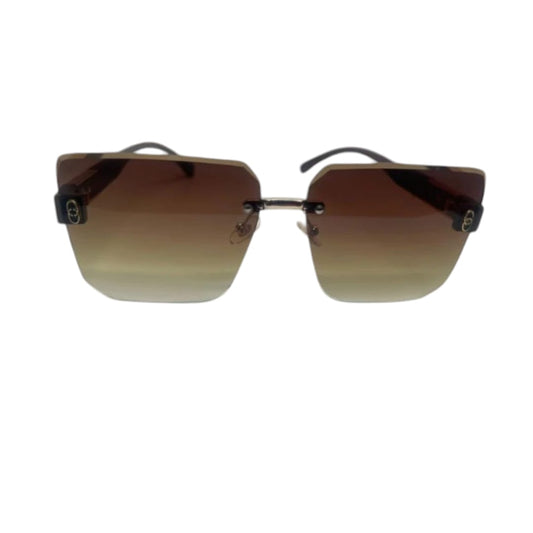 Brown Screen Shades Women Sun Glasses