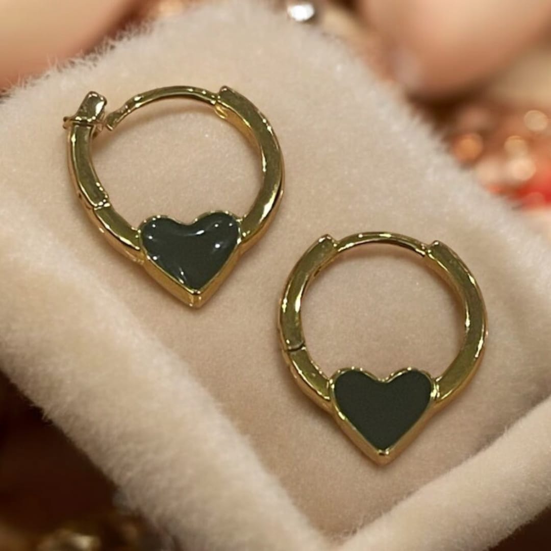 Exotic Heart Earrings