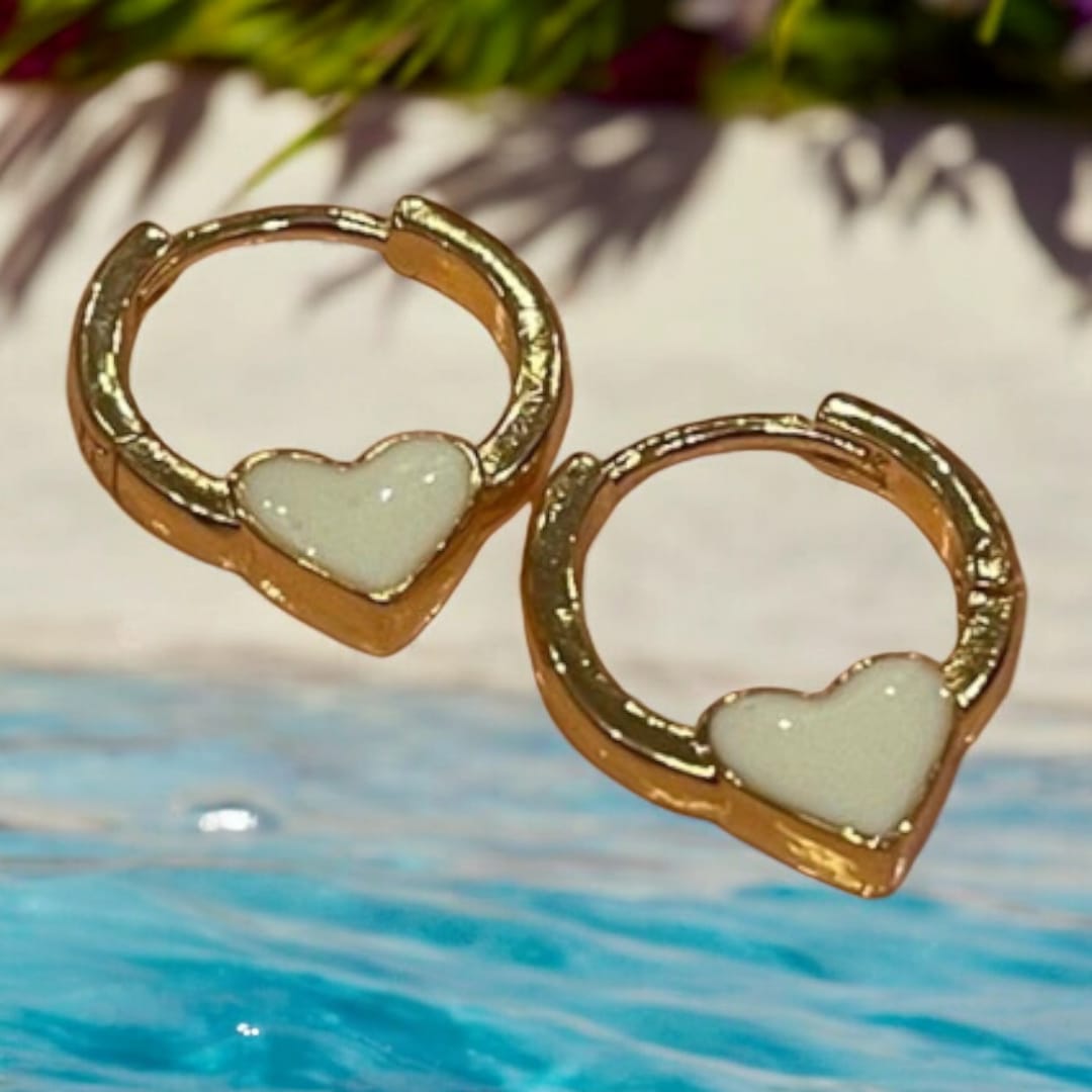 Exotic Heart Earrings