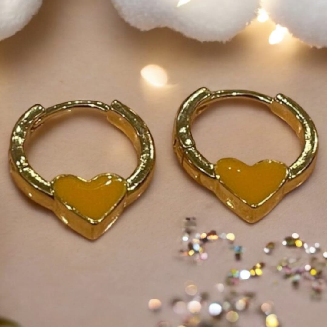 Exotic Heart Earrings