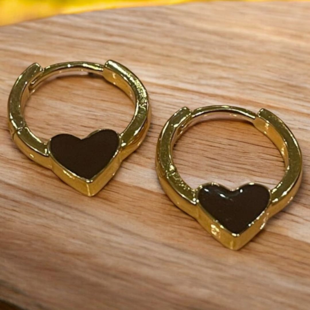 Exotic Heart Earrings